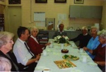 Retirement teaparty to honour Alan Jones; Utting, Peg; 2006 Apr. 26; P5612