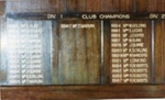 Sandringham Croquet Club champions board, 1984-1997; 1997?; P12044