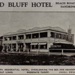 Advertisement for the Red Bluff Hotel, Beach Road, Sandringham; c. 1934; P1836