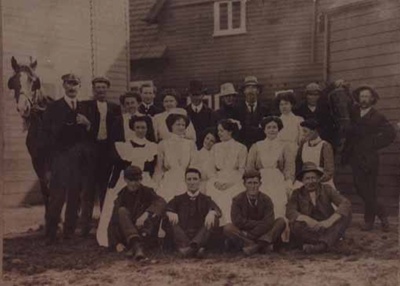 Staff of the Royal Melbourne Golf Club; c. 1913; P0600
