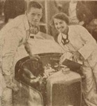 Barney and Bessie Dentry motor racing at Benalla; 1936; P0257