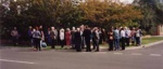 The unveiling of the Beaumaris Cemetery plaque, 22 February 1998.; Jones, Alan G. (1919-2009); 1998; P3097