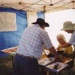 Sandringham and District Historical Society at the Bayside Fiesta 1999; Jones, Alan G. (1919-2009); 1999 Feb. 27; P3399-1