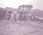 East Sandringham Boys' Club on motor bike track; 1962; P4223
