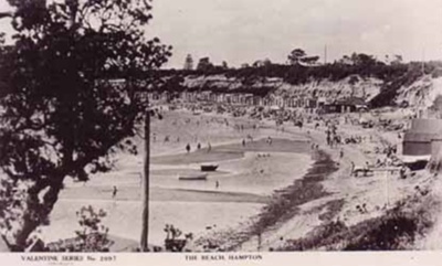 The beach, Hampton; c. 1930; P2498