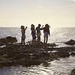 Children on Sandringham Beach; Reynolds, Pauline; 1980; PD3633
