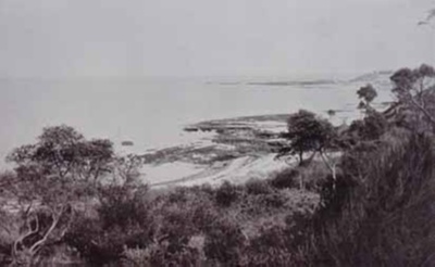 Beach at Banksia Point below Surf Avenue; 1937; P1743