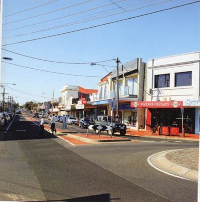 Bluff Road from the Black Rock roundabout; c. 2010; P8979