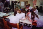 Firbank students at Sandringham and District Historical Society.; Utting, Peg; 1999 Oct. 25; P4510