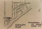 Locality plan for Sandringham Bluff Links Estate; 1915; P0980