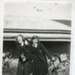 Margaret Devine and Anne Joliffe in Hampton High School uniform; 1947; P9530