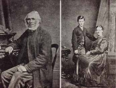 James and Susannah Moysey with their son, William.; 1850; P1850
