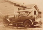 Charlie H. Stevens' car at 9 Favril Street, Hampton; 192-?; P0013