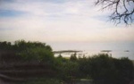 View over Port Phillip Bay from the seat above Ricketts Point.; 1999; P3442
