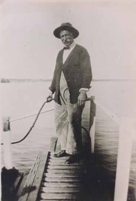 Mr Jenner, fisherman.; 192-?; P0424