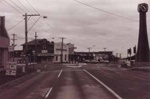 Black Rock intersection with clock tower; 1985; P2055