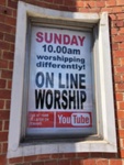 Notice of online services, St. Leonard's Uniting Church, Brighton Beach; Choat, Liz; 2021 Oct. 3; PD3154