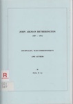 John Aikman Hetherington, 1907-1974.; Joy, Shirley M.; 2002; B0635