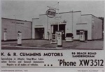 Cummins garage and service station, 86 Beach Road, Sandringham; 1954; P1287