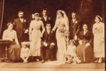 Wedding group photograph of Peter Garriga and Amy Thompson, 20th August, 1913; 1913; P0008