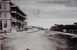 The road to Beach Rock, Sandringham.; c. 1908; P1753|P1754