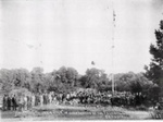 Sandringham State School raising the Union Jack commemorating Federation; 1901; P9135