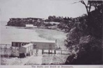 The baths and beach at Beaumaris; c. 1930; P1457