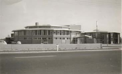 Sandringham and District Memorial Hospital building completed; 1964 Apr ...