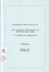 References which relate to the Victorian Westernport or Boon-oor-rong tribe of Australian Aboriginals; Joy, Shirley M.; 2003-2004; B0723|B0737|B0738