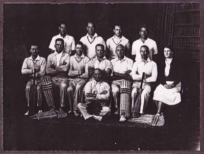 A.N.A. Sandringham cricket team; Grosvenor Studios; c. 1950; P2715