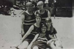 Half Moon Bay Life Saving Club women's swimming team.; c. 1922; P0892