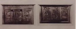Headboard and footboard of bed with carvings by Robert Prenzel; 197-?; P1531