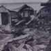 Destruction of the boatsheds at Woods Rock by fire Tuesday 8 August 1972; 1972; P0593