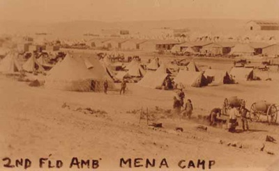 Mena Camp, Egypt, 2nd Field Ambulance, World War I; 1915; P0027