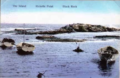 The Island, Ricketts Point, Black Rock; 1908?; P3778