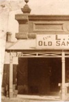 Spilcker's general store, Sandringham, with detail of sign on shopfront.; c. 1902; P0101