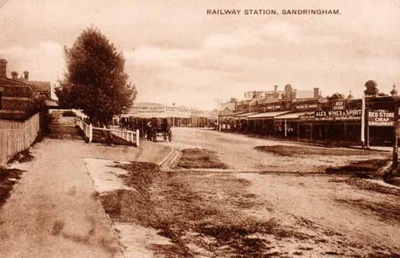 Railway station, Sandringham.; 1905; P0349|P0350