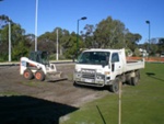 Sandringham Bowls Club, installation of first synthetic green; 2008; PD3035
