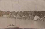 Crowds on the beach at Half Moon Bay; c. 1919; P2811