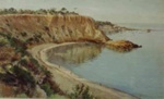 Red Bluff cliff; Latimer, Frank (1886-1974); 1991 Sept.; P2905