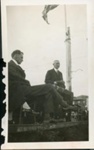 Councillor Menadue at the opening of the Black Rock playground; 1936 Mar. 25; P12362