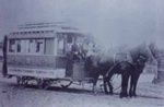 Five-window horse tram; 1900; P1186