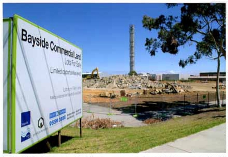 Bayside commercial land for sale, corner of Bay Road and Researve Road