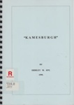 Kamesburgh; Joy, Shirley M.; 1999; B0464