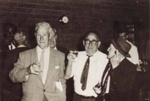 Montague Middleton and Rudolph Prenzel at the opening of the new Black Rock Yacht Club; 1969 Feb. 15; P1608
