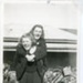 Margaret Devine and Sylvia Scarborough in Hampton High School uniform; 1947; P9529
