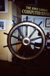 Steering wheel of HMVS Protector; Charlesworth, Peter; 1990; P4187