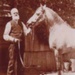 William Cock and horse; c. 1920; P2481