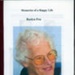 Roslyn Fox : memories of a happy life; Fox, Roslyn Jean (1935-2013); 22013; B1248
