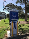 Electric vehicle charging station at Bayside Council's Corporate Centre; Watters, Robyn; 2020 Dec.; PD3001